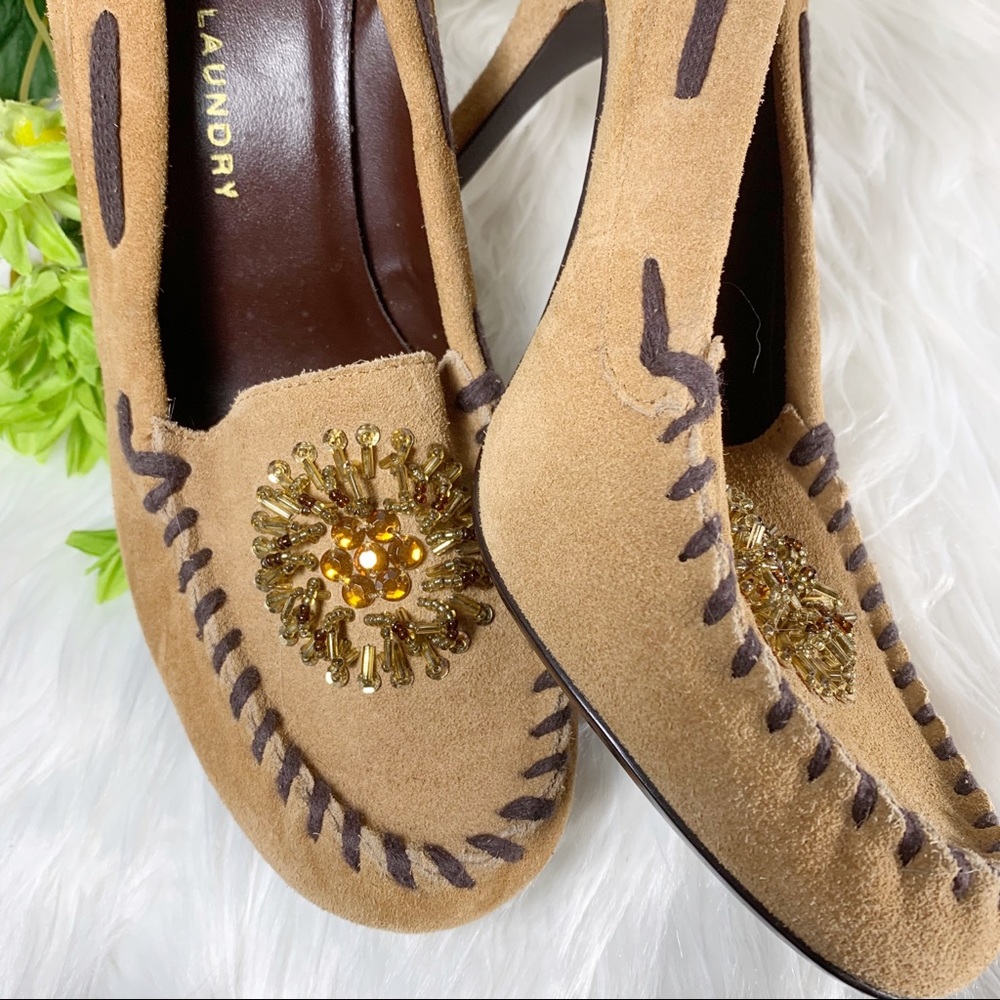 Chinese Laundry Camel Suede Heels